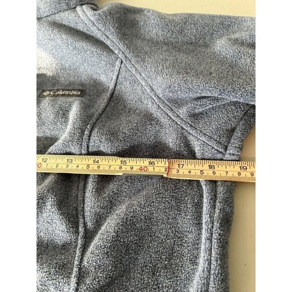 Columbia Full Zip Fleece Jacket, Blue Gray, Women's XS - Picture 4 of 5